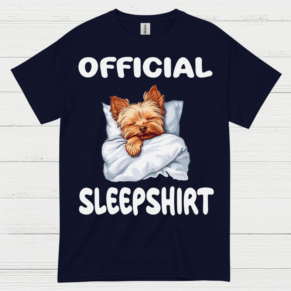 Official Sleep Shirt Funny Dog T Shirt