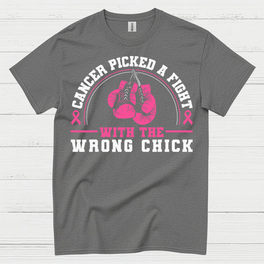 Cancer Picked The Wrong Chick T Shirt
