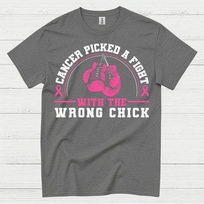 Cancer Picked The Wrong Chick T Shirt