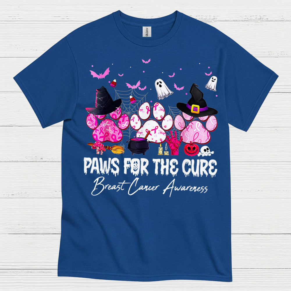 Paws For The Cure Breast Cancer T Shirt