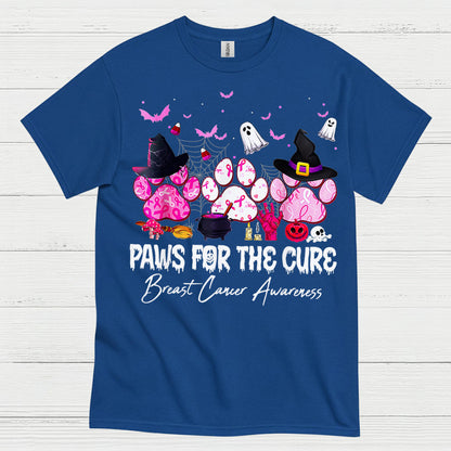 Paws For The Cure Breast Cancer T Shirt