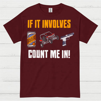 If It Involves Beer And Guns T Shirt
