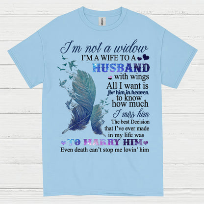 Forever His Wife With Wings In Heaven T Shirt