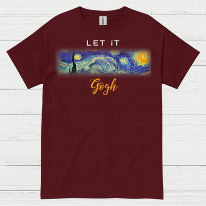 Let It Gogh Minimal Art T Shirt