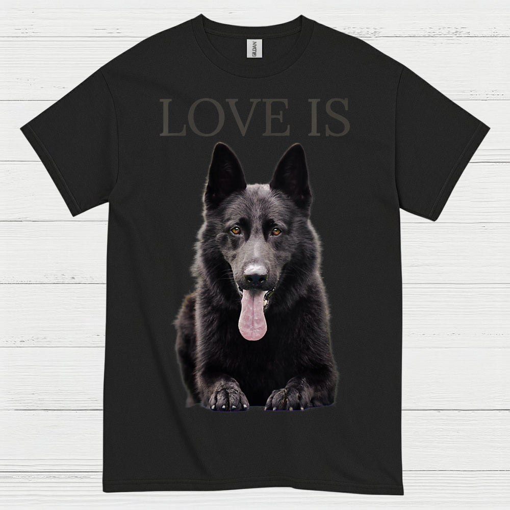 Love Is German Shepherd Dog Lover T Shirt