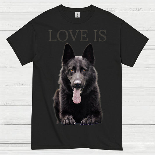 Love Is German Shepherd Dog Lover T Shirt