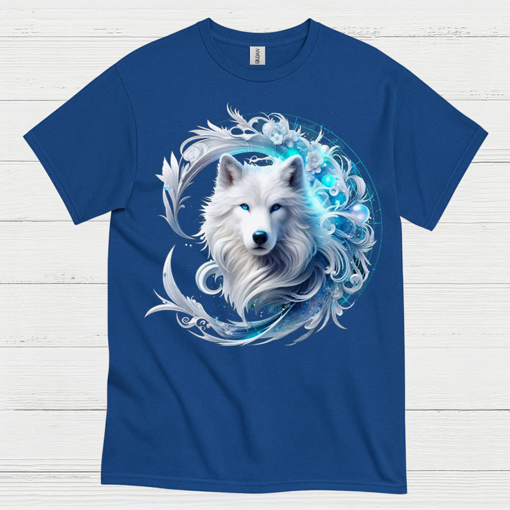 Mystic White Wolf Spirit T Shirt