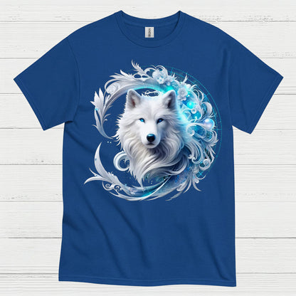 Mystic White Wolf Spirit T Shirt
