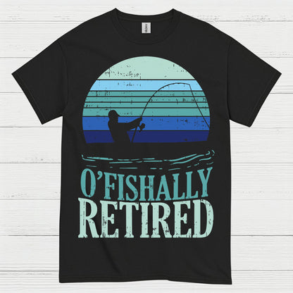 Officially Retired Fishing T Shirt
