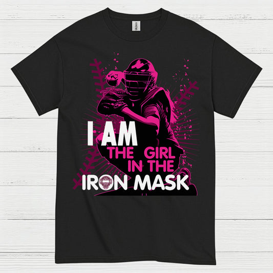 I Am The Girl In The Iron Mask Softball T Shirt