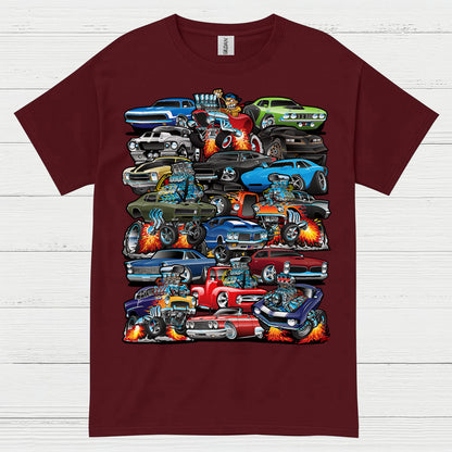 Classic Muscle Cars Collection T Shirt