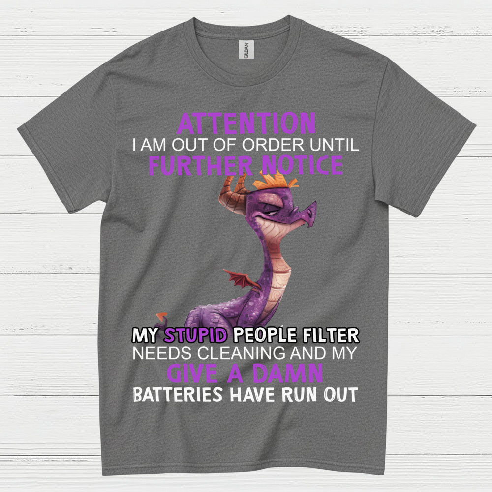 Out Of Order Dragon T Shirt