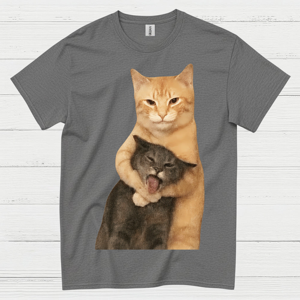 Funny Cat Hug Meme T Shirt