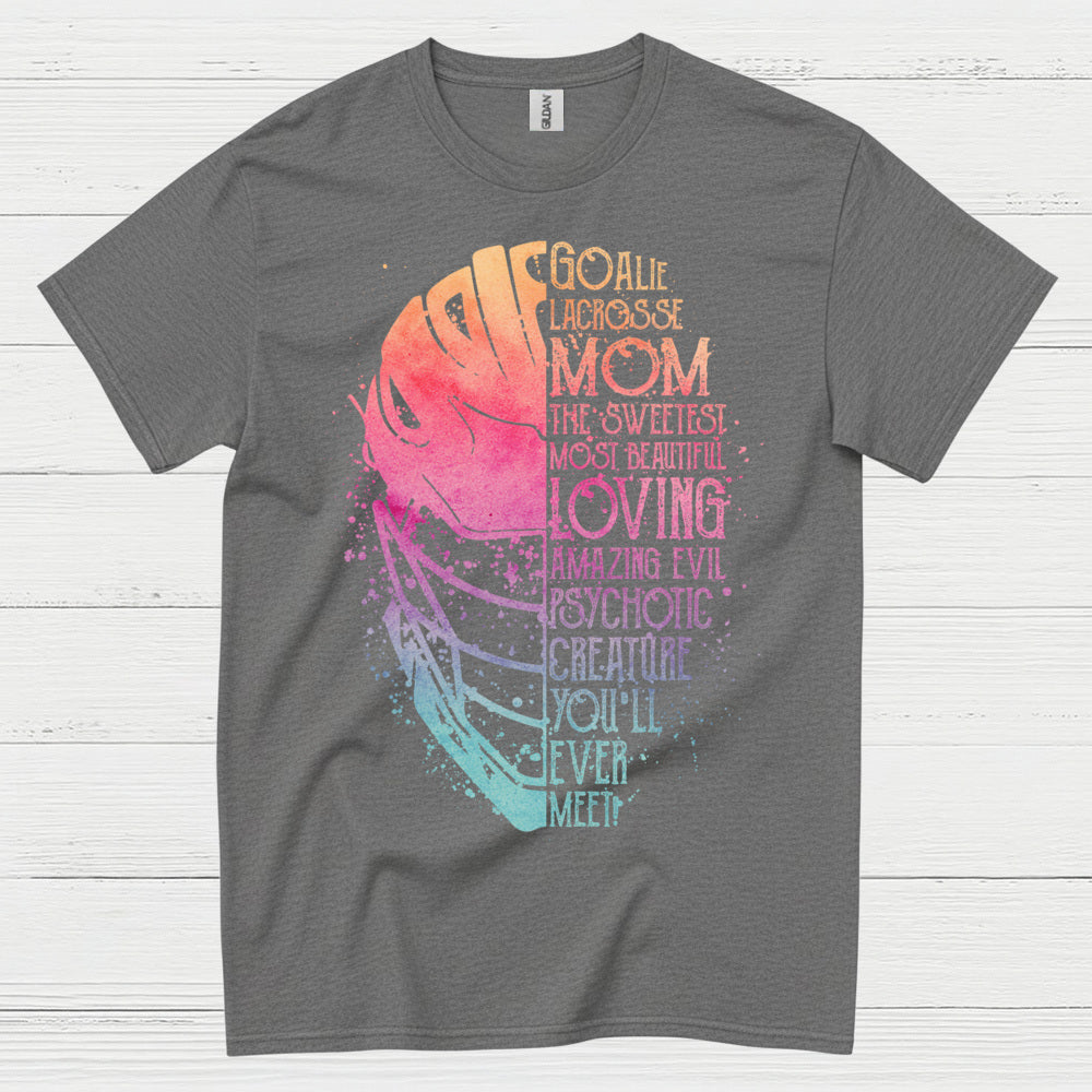 Goalie Lacrosse Mom Funny Family T Shirt
