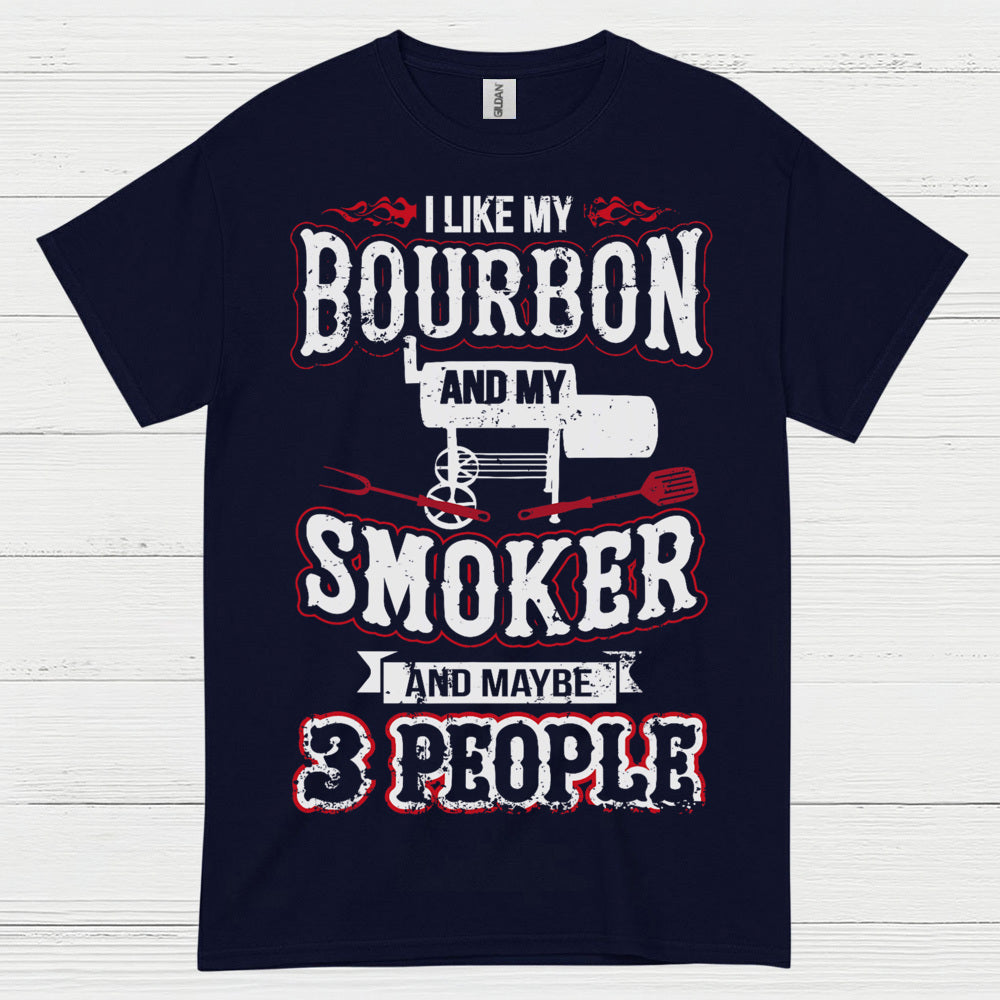 Bourbon Smoker Funny BBQ T Shirt