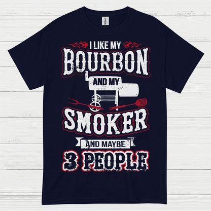 Bourbon Smoker Funny BBQ T Shirt