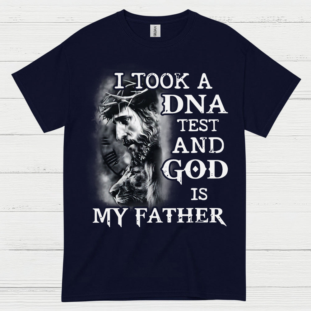 God Is My Father DNA Test Christian T Shirt