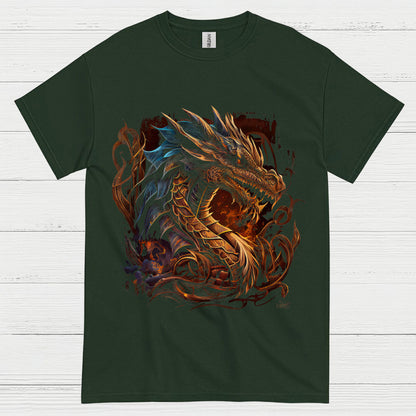 Fire and Fury Dragon T Shirt