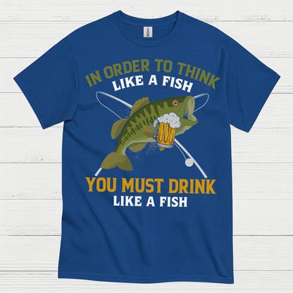 Drink Like A Fish Fishing T Shirt