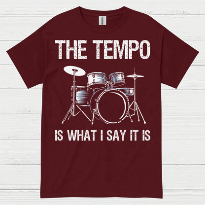 Tempo Boss Drummer T Shirt