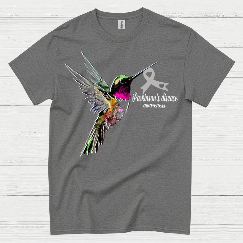 Parkinsons Awareness Hummingbird Hope T Shirt