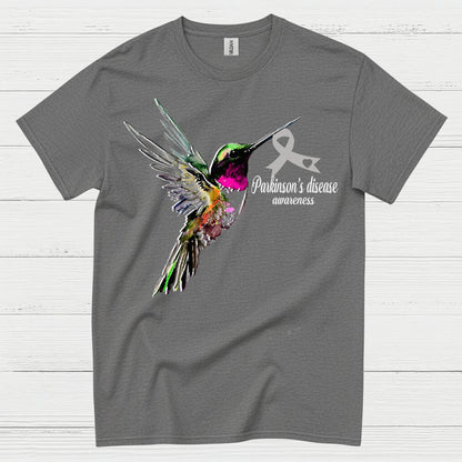 Parkinsons Awareness Hummingbird Hope T Shirt
