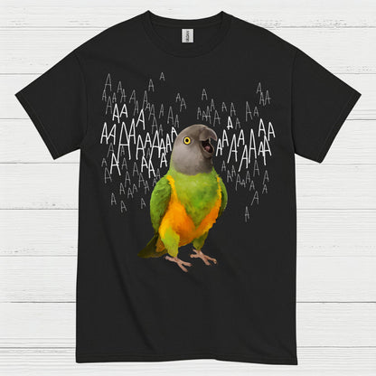 Screaming Parrot Funny T Shirt