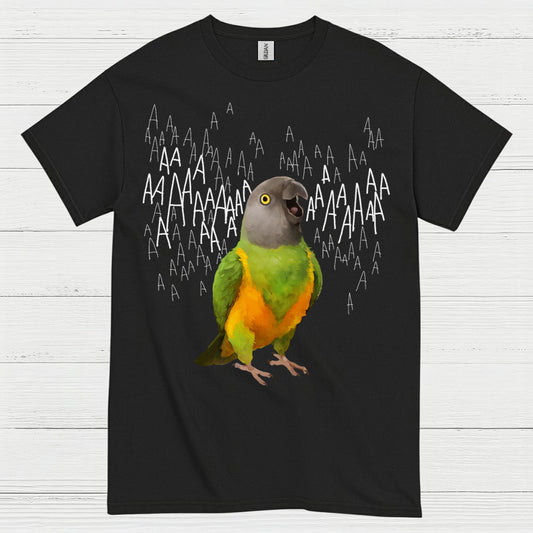 Screaming Parrot Funny T Shirt