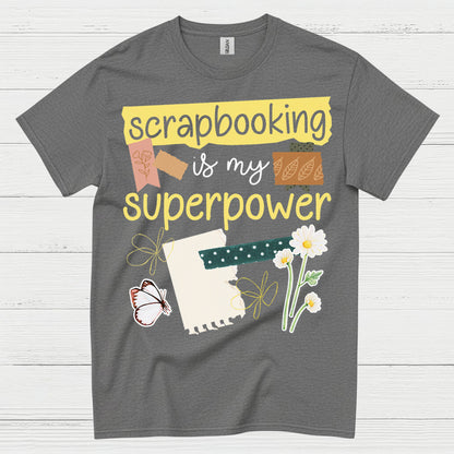 Scrapbooking Superpower Craft Lover T Shirt