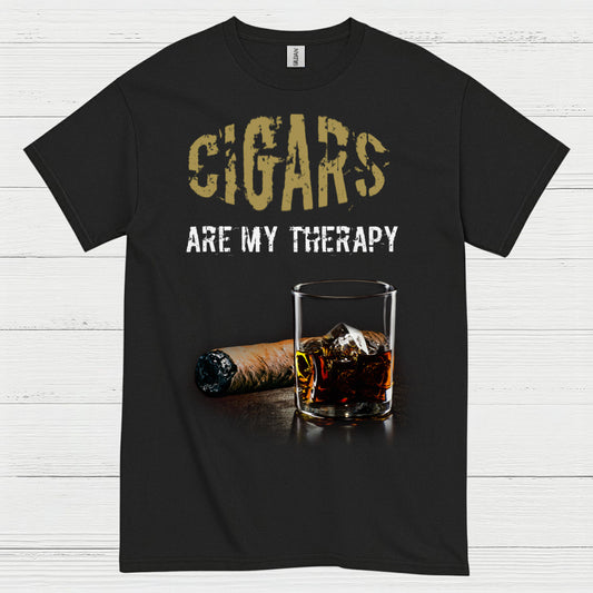 Cigars Are My Therapy T Shirt