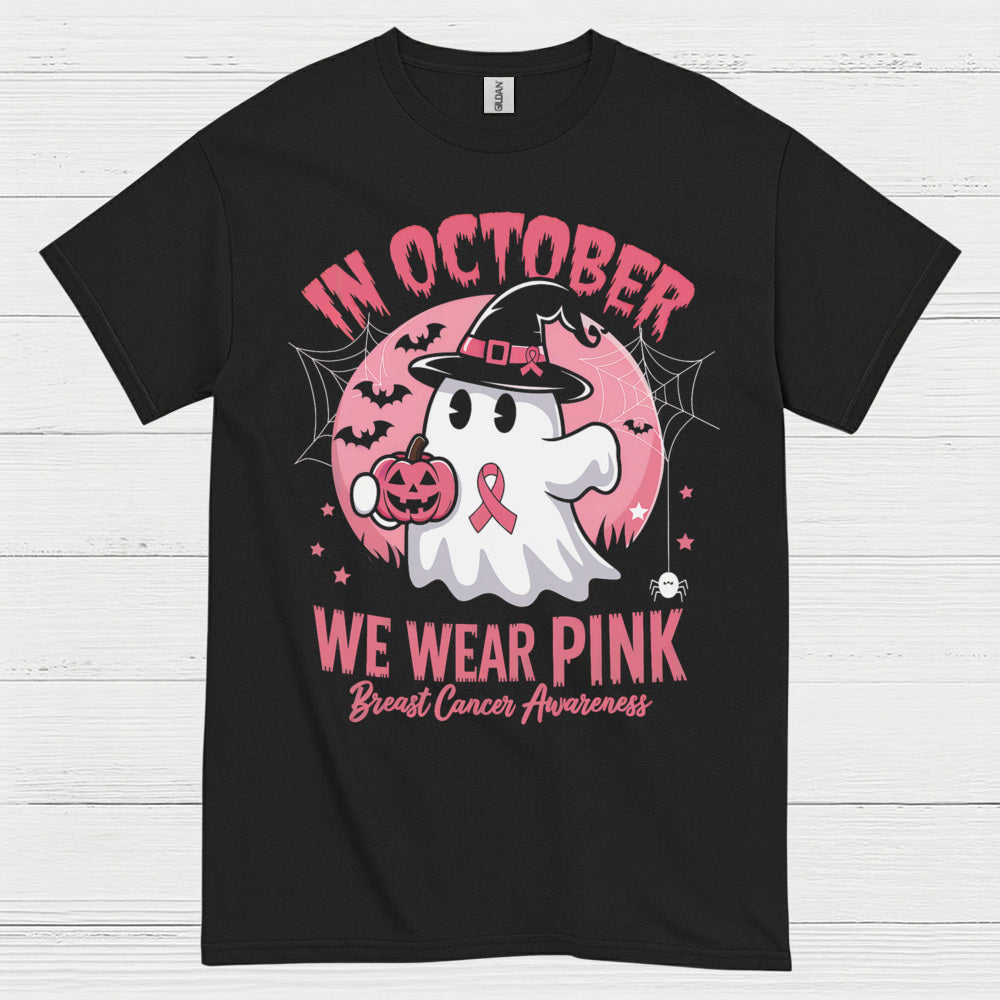 In October We Wear Pink Ghost T Shirt
