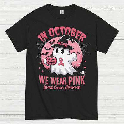 In October We Wear Pink Ghost T Shirt
