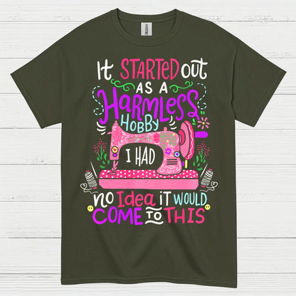 Colorful Harmless Hobby Sewing T Shirt
