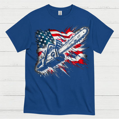 American Chainsaw Patriot T Shirt