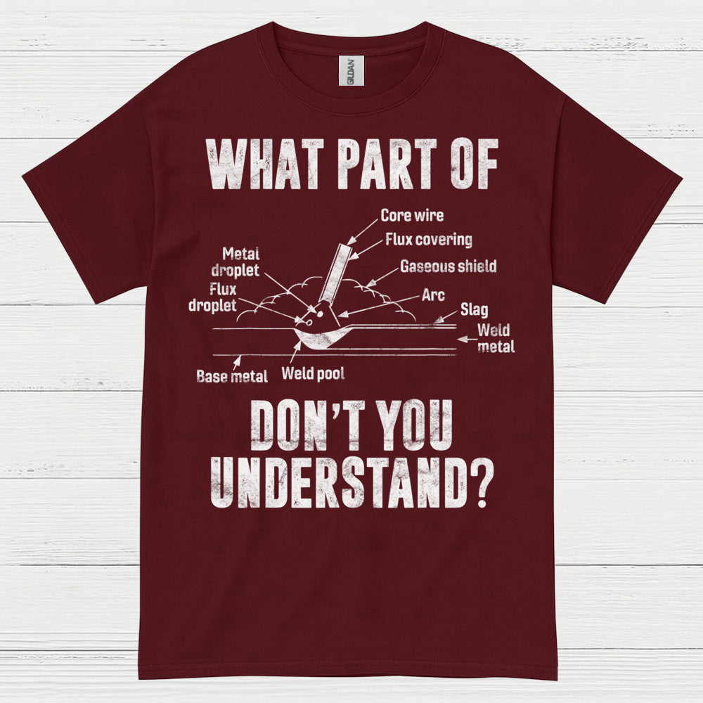 What Part Of Welding Diagram T Shirt
