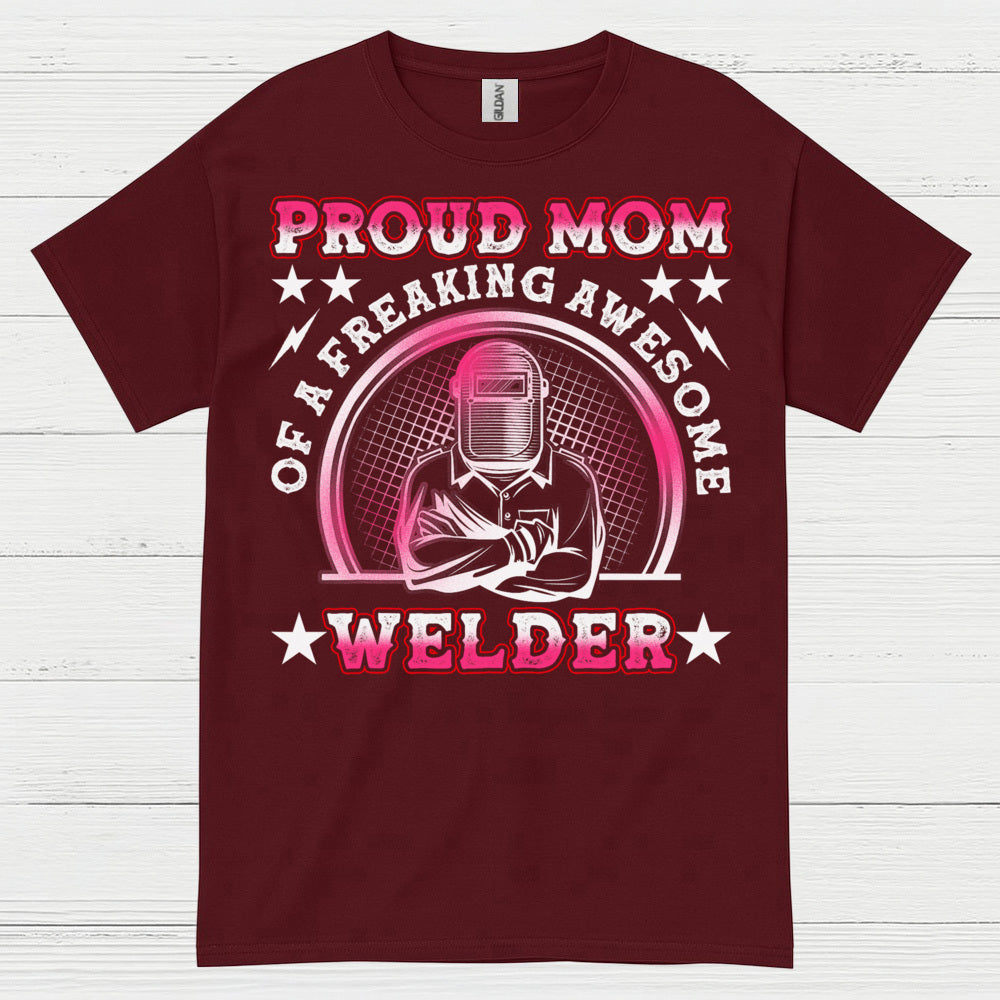 Proud Mom Welder Celebrating Her Awesome Craft T Shirt