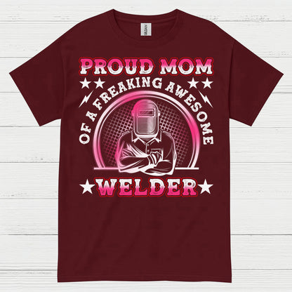Proud Mom Welder Celebrating Her Awesome Craft T Shirt