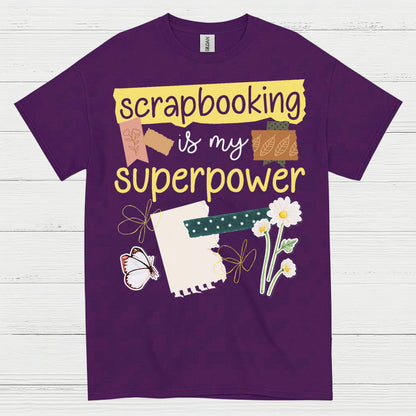 Scrapbooking Superpower Craft Lover T Shirt