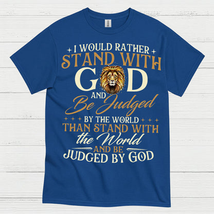 Stand With God Christian Faith T Shirt