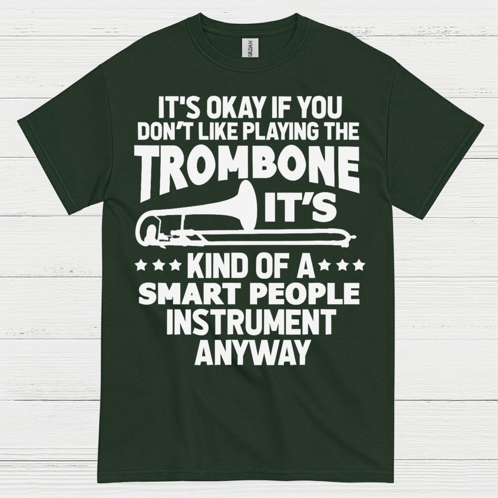 Smart Trombone Player Funny T Shirt