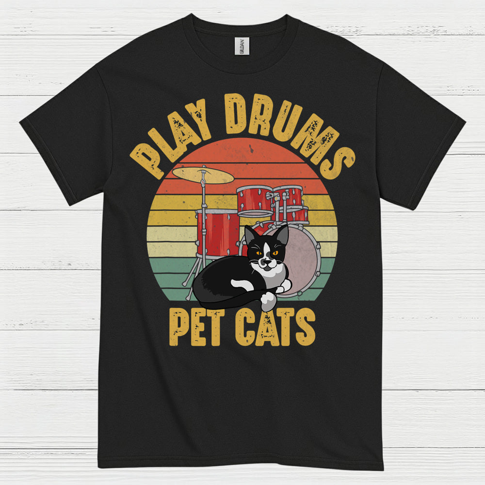 Cat Petter Drummer T Shirt