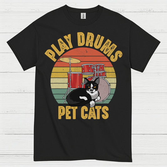 Cat Petter Drummer T Shirt