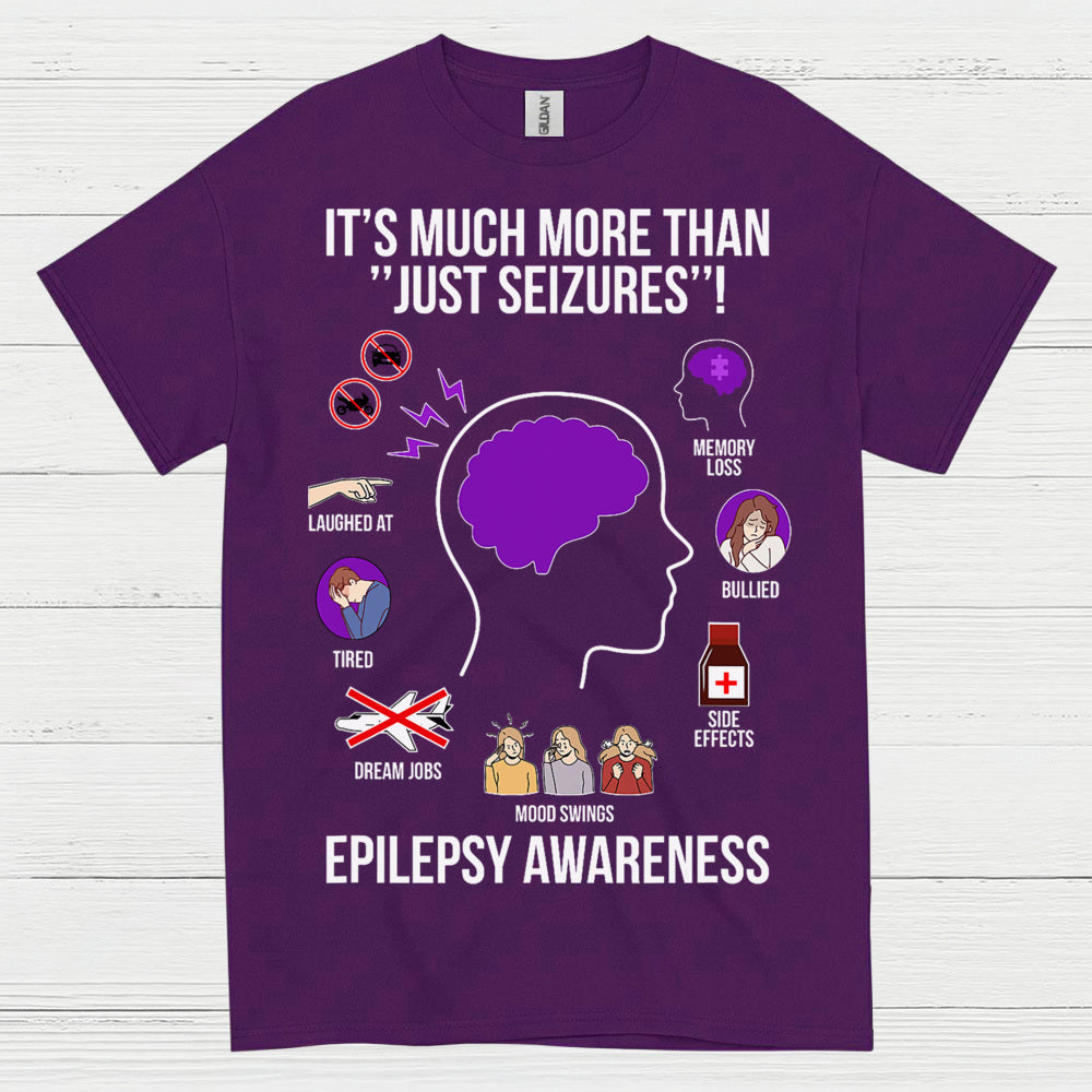 More Than Seizures Epilepsy Awareness T Shirt