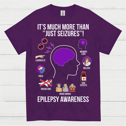 More Than Seizures Epilepsy Awareness T Shirt