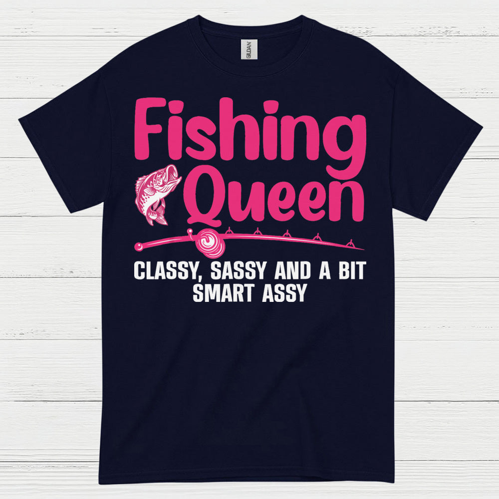 Fishing Queen Funny T Shirt