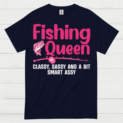 Fishing Queen Funny T Shirt