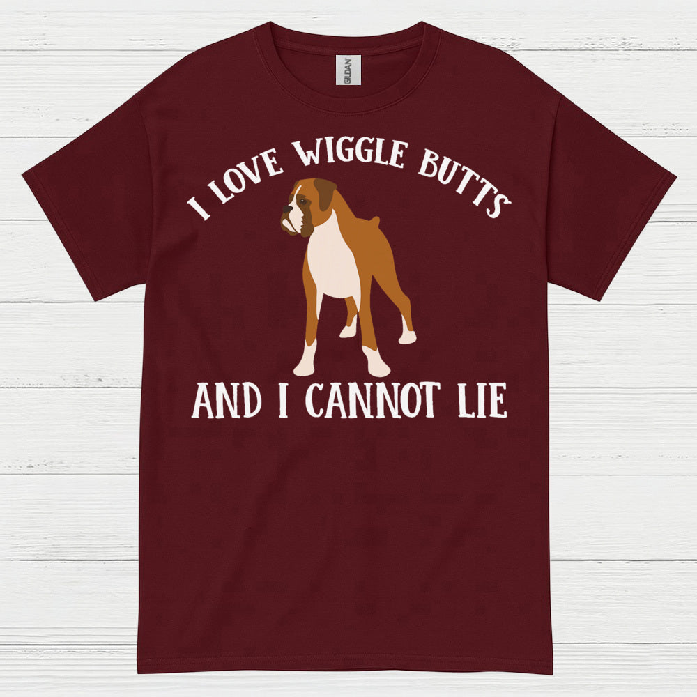 Wiggle Butt Boxer Lover T Shirt