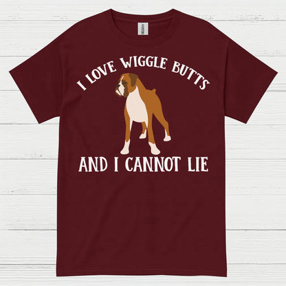 Wiggle Butt Boxer Lover T Shirt