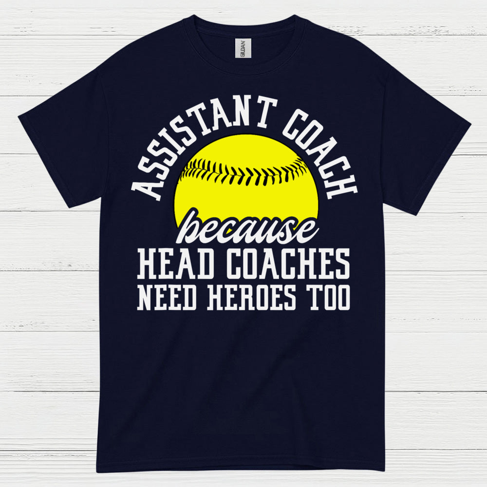 Assistant Coach Softball Hero T Shirt