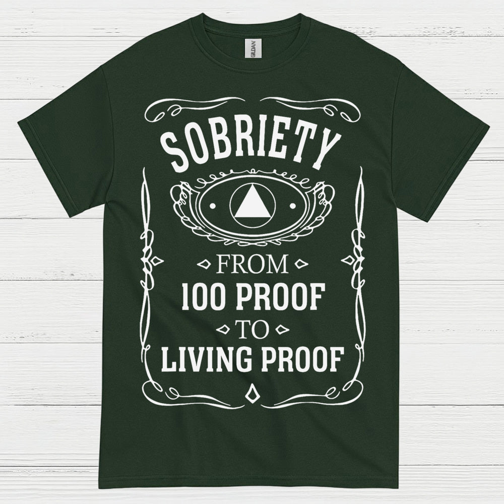 Sobriety Living Proof T Shirt